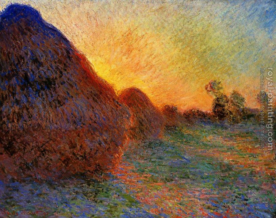 Claude Oscar Monet : Grainstacks